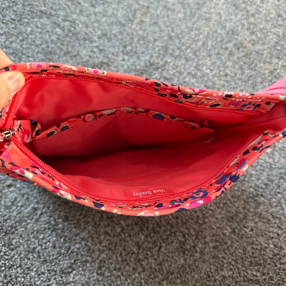 Vera Bradley Floral Crossbody Bag - Pink and Orange - Picture 3 of 4